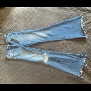 American Eagle jeans super high rise flair size 2